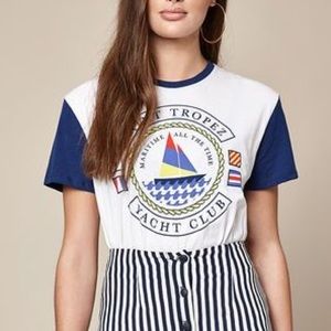 Saint Tropez yacht club tee
